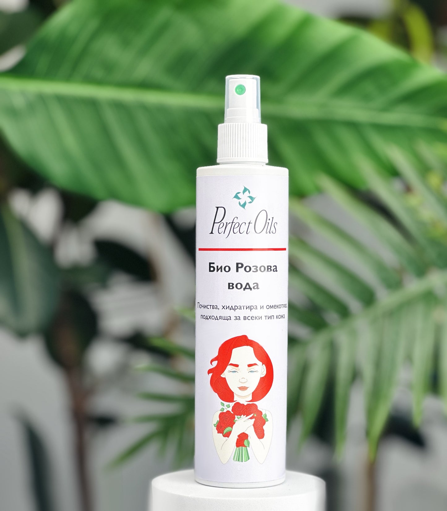 Organic rose water – gentle care in more quantity PerfectOils