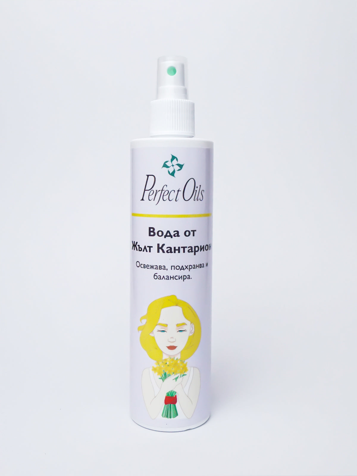 Вода от Жълт Кантарион 250 мл – грижа за чувствителна кожа и раздразнен след боядисване скалп