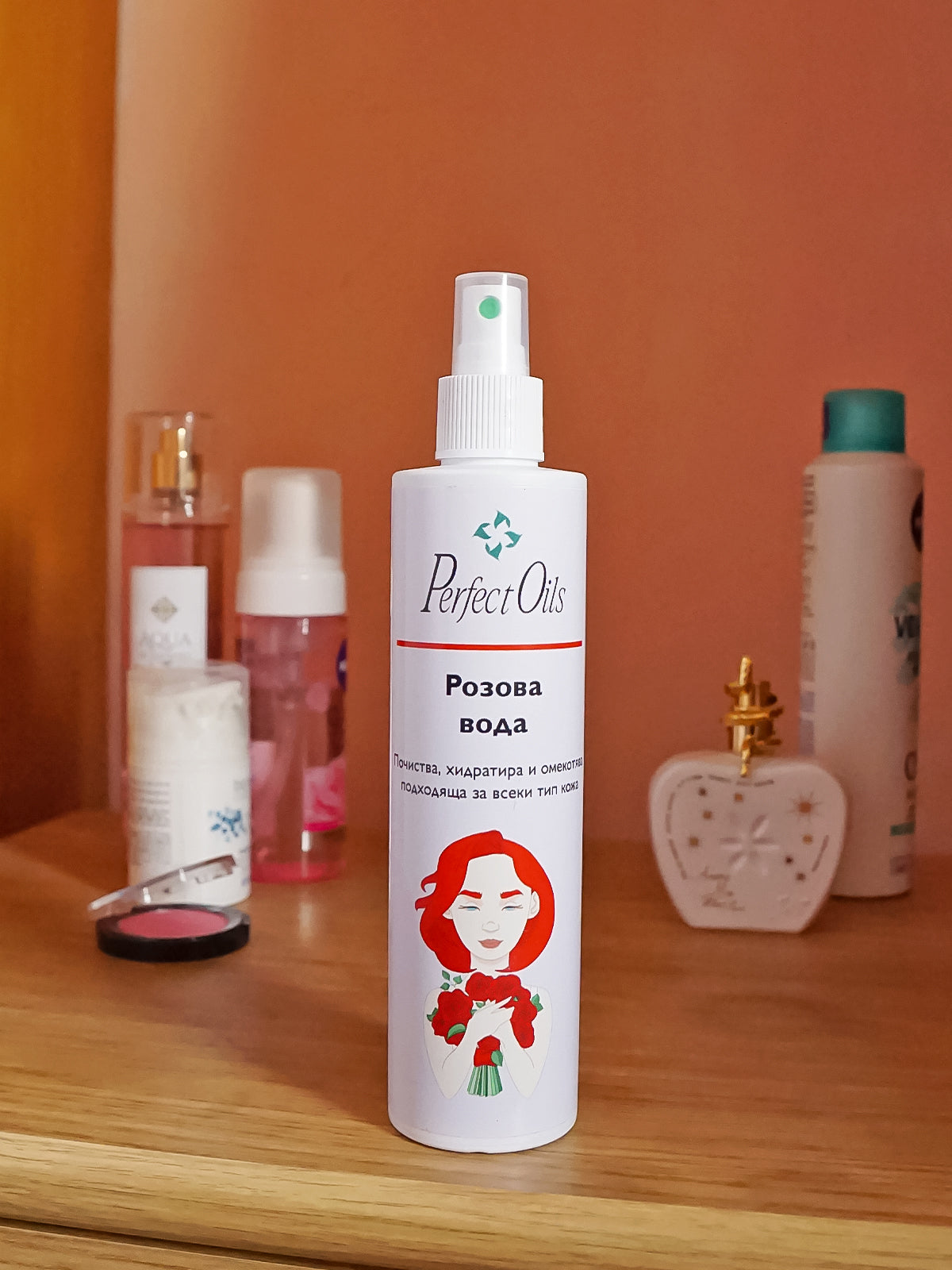 Розова вода – Натурална грижа за цялото тяло 250 мл -  PerfectOils