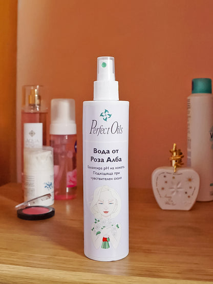 Вода от Роза Алба 250 мл – деликатна грижа за кожа и скалп от PerfectOils