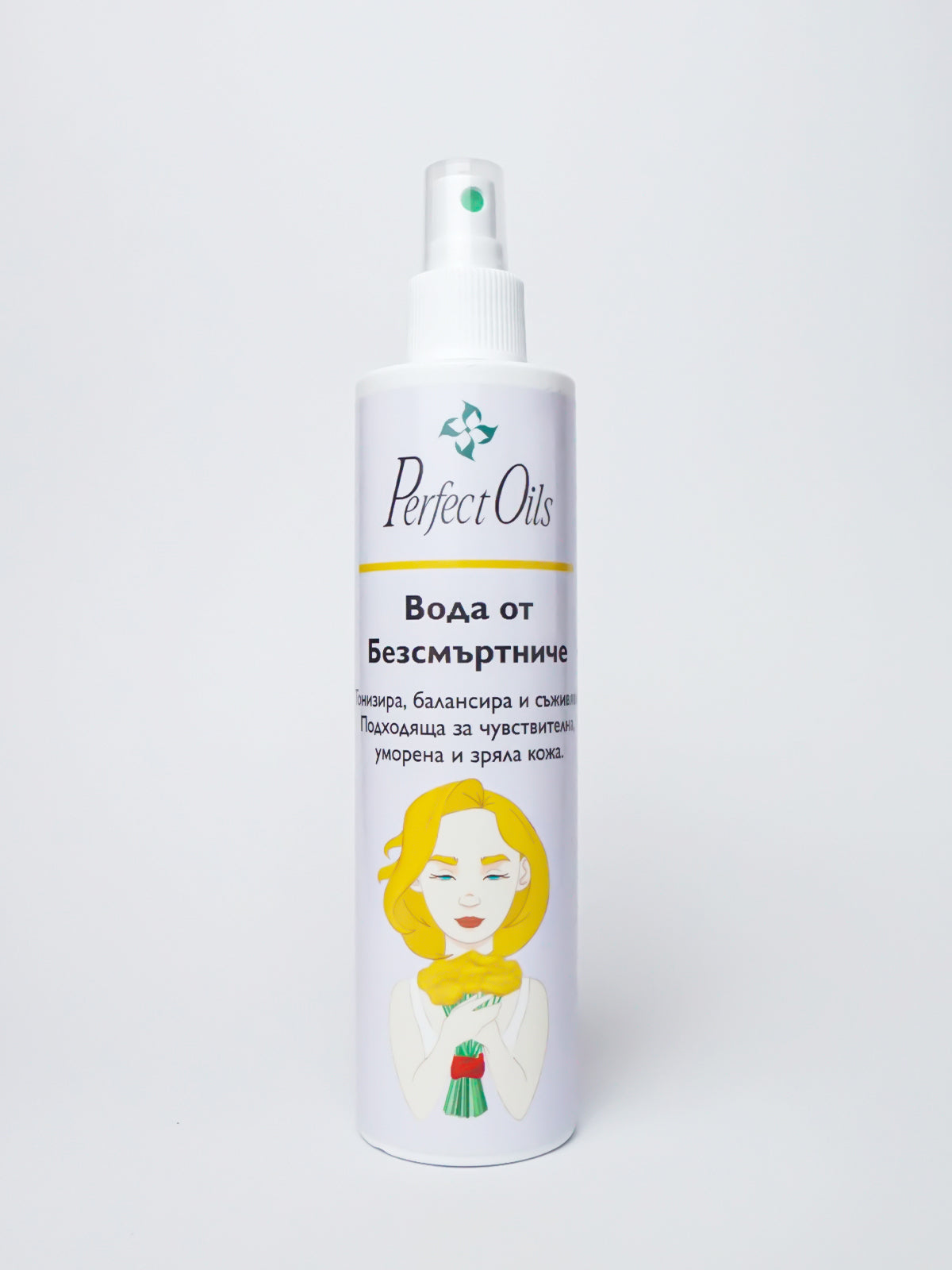 Вода от Безсмъртниче 250 мл – регенерираща грижа за чувствителна и зряла кожа