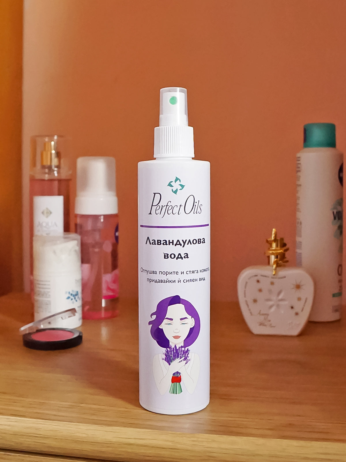 Вода от Лавандула 250 мл –  грижа за кожа, коса и емоционален баланс | PerfectOils