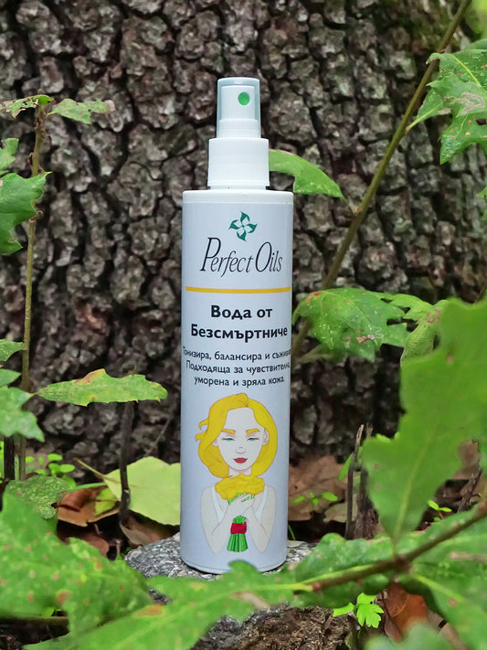 Вода от Безсмъртниче 250 мл – регенерираща грижа за чувствителна и зряла кожа
