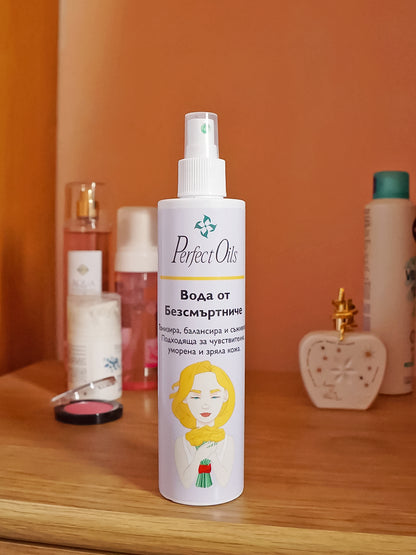 Вода от Безсмъртниче 250 мл – регенерираща грижа за чувствителна и зряла кожа