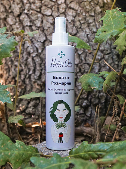 Вода от Розмарин – Интензивна терапия за коса, скалп и ароматерапия | PerfectOils
