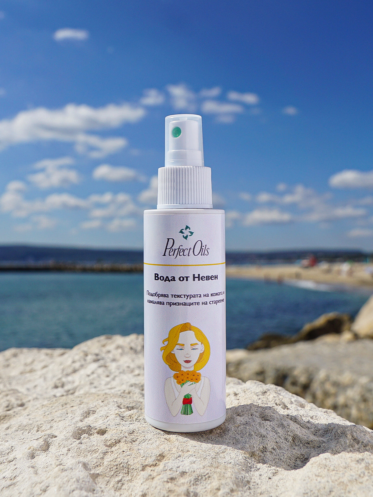 Вода от Невен - Нежна грижа при раздразнения и чувствителна кожа | PerfectOils